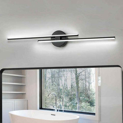 EDISLIVE Bourget Modern Black LED Bath Vanity Light Bar Wall Sconce