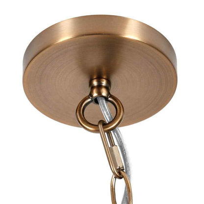 Meyer&Cross Verona 1-Light Brass Pendant with Clear Glass Shade PD0271