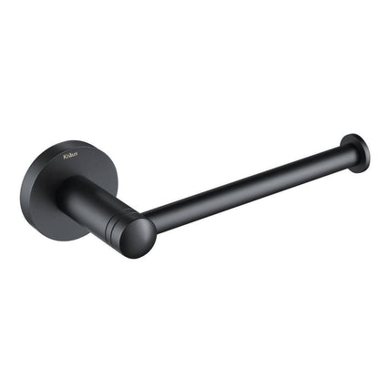 KRAUS Elie Bathroom Toilet Paper Holder in Matte Black KEA-18829MB