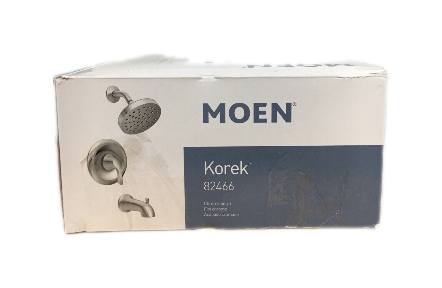 MOEN Korek Single-Handle 1-Spray Tub and Shower Faucet in Chrome Valve Included