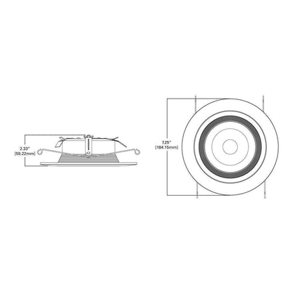 Halo RL 5 in. and 6 in. 3500K White Integrated LED Recessed Ceiling Light Trim
