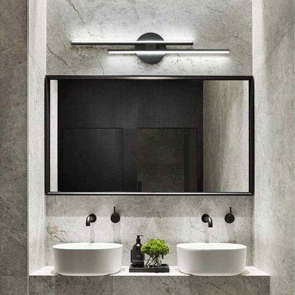 EDISLIVE Bourget Black Modern LED Bath Vanity Light Bar Wall Sconce
