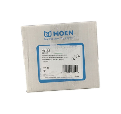MOEN 2-Handle Wallmount Lavatory Faucet Rough-in Valve 9700 1/2 in CC Connection