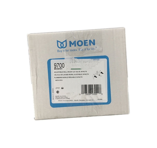 MOEN 2-Handle Wallmount Lavatory Faucet Rough-in Valve 9700 1/2 in CC Connection