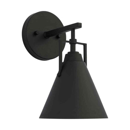 Home Decorators Insdale Matte Black Modern Industrial Bathroom Vanity Light