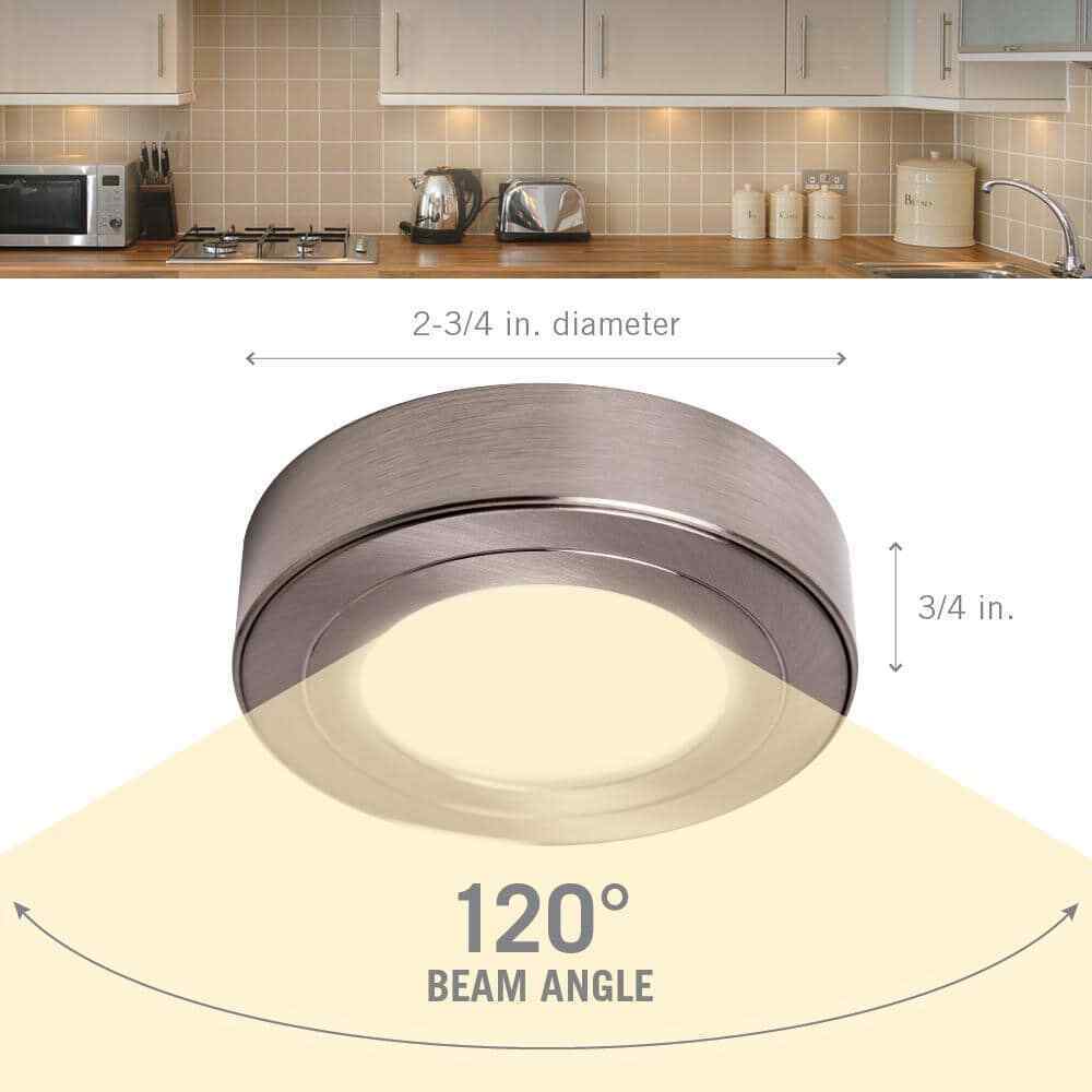 Armacost Lighting PureVue Dimmable Soft-Bright White 3000K LED Puck Light