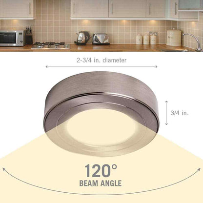 Armacost Lighting PureVue Dimmable Soft-Bright White 3000K LED Puck Light