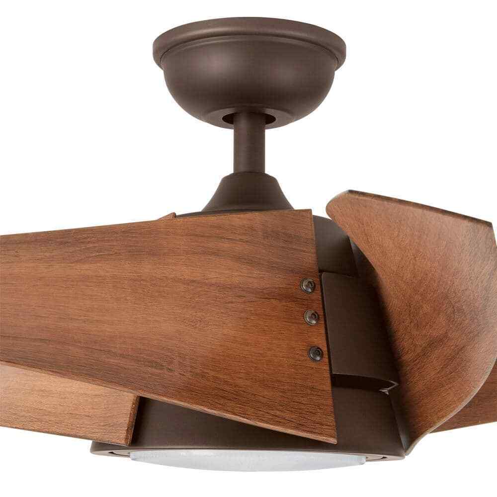 Home Decorators Broughton 42 in. LED Espresso Bronze Ceiling Fan Remote Control