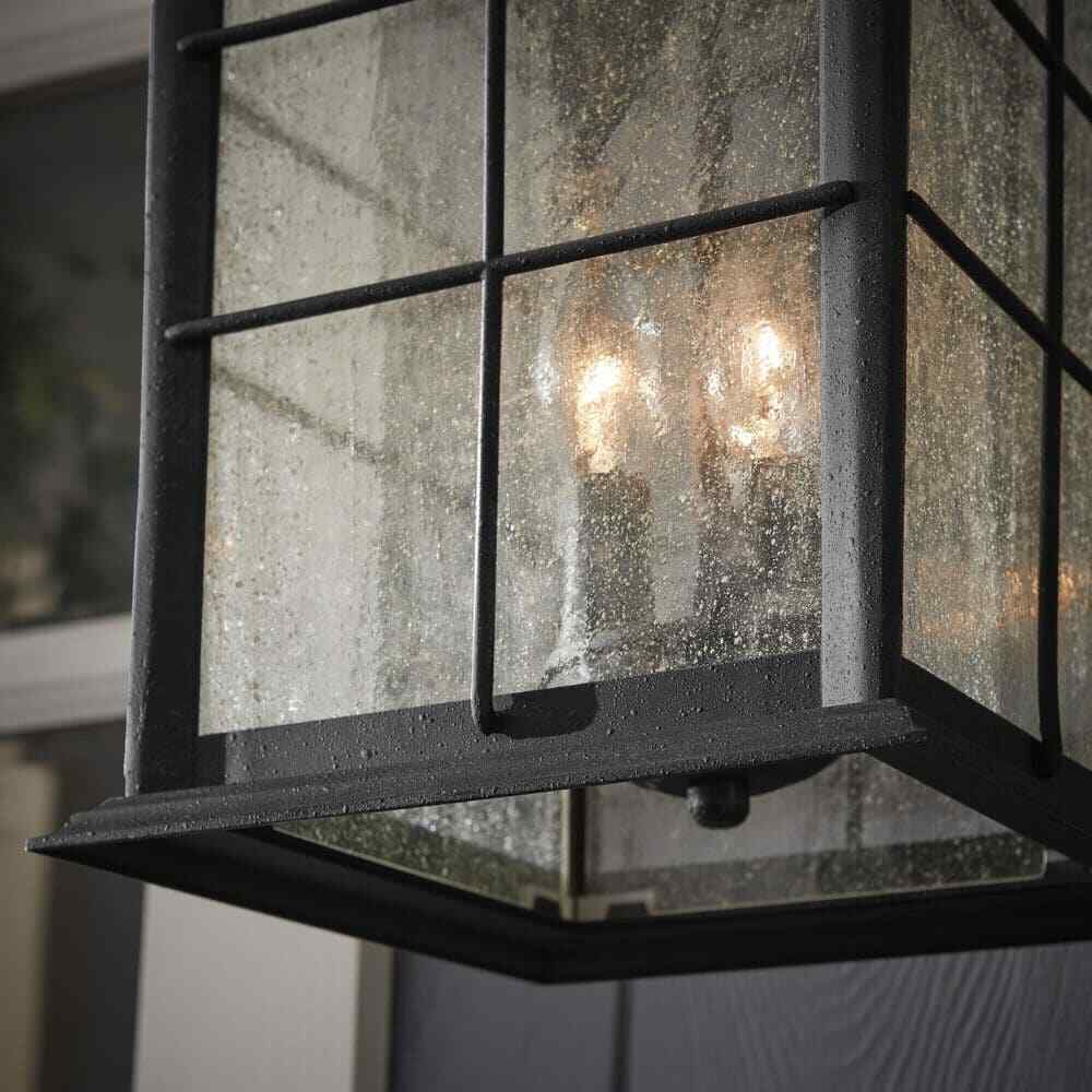 Home Decorators Brimfield Aged Iron 3-Light Outdoor Line Voltage Wall Sconce