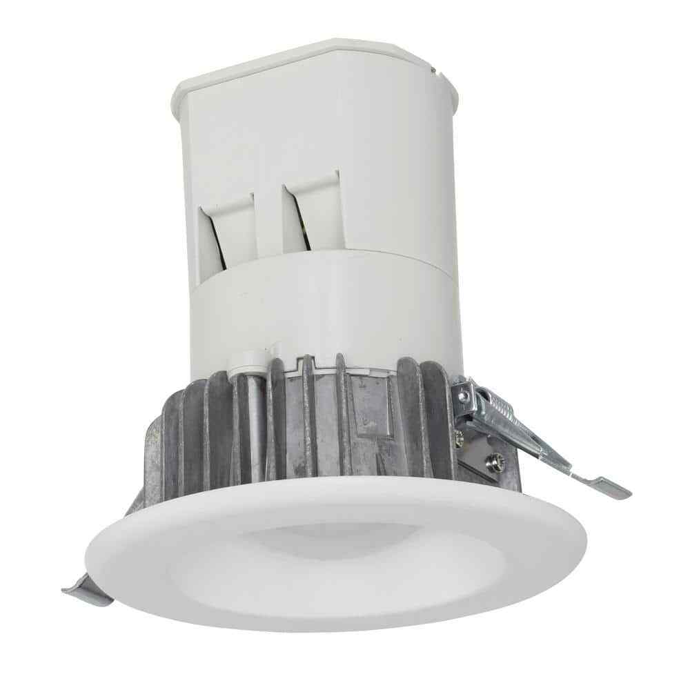 EnviroLite Easy Up 4 in. Remodel Canless Integrated LED Recessed Light Kit