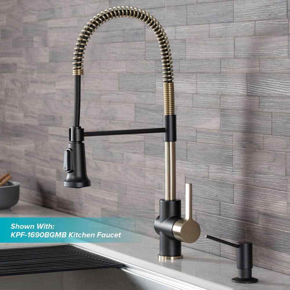 KRAUS Kitchen Soap and Lotion Dispenser in Brushed Gold KSD-41BG