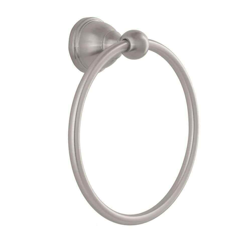 Glacier Bay Mandouri Towel Ring in Brushed Nickel 262A-0504