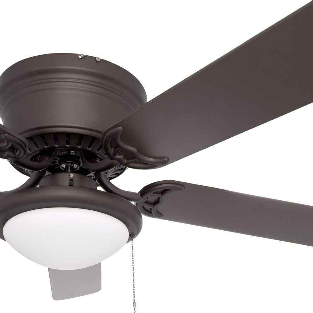Hugger 56 in. LED Espresso Bronze Ceiling Fan