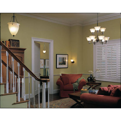 Progress Lighting Madison 1-Light Antique Bronze Glass Traditional Bath Vanity