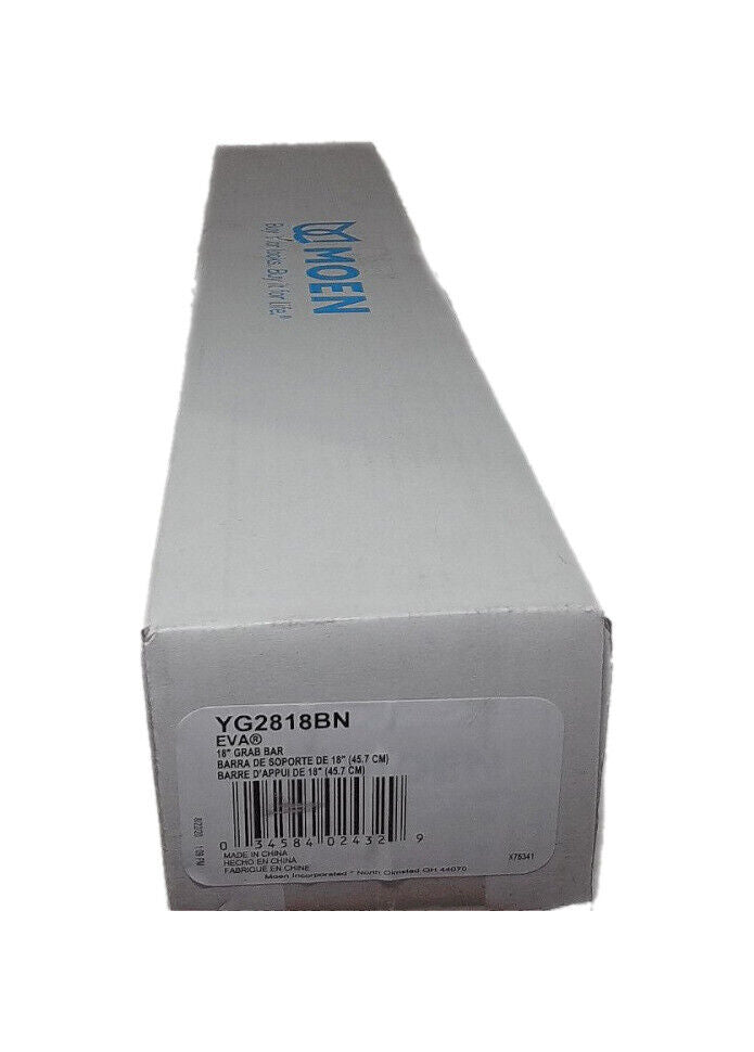 MOEN Eva 18 in. Grab Bar in Brushed Nickel YG2818BN