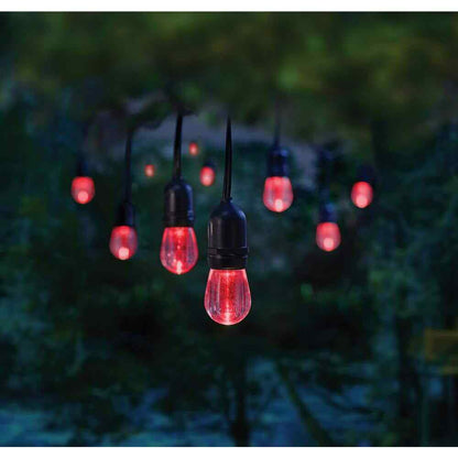 Home Decorators 12-Light 24 ft. Indoor/Outdoor Integrated LED String Light