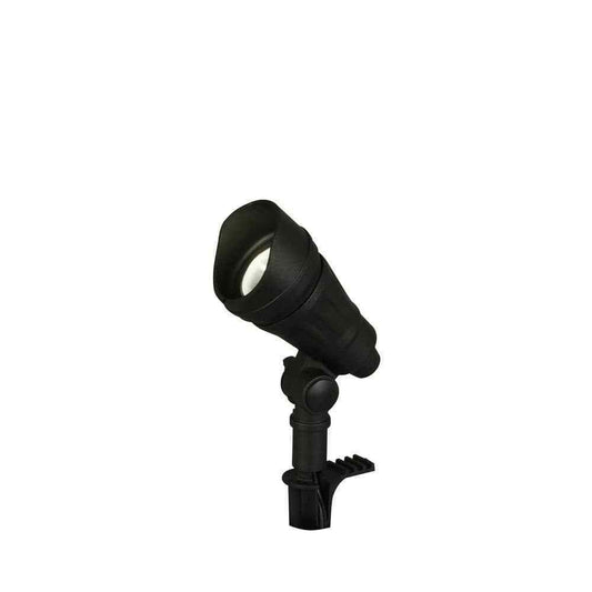 Hampton Bay Low Voltage Black Adjustable Color LED Outdoor Landscape Spot Light