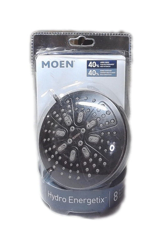 MOEN HydroEnergetix 8 -Spray Patterns Fixed Shower Head in Mediterranean Bronze
