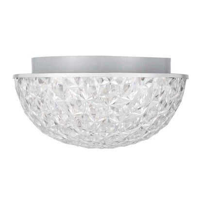 Home Decorators Ellis Place Chrome LED Round Flush Mount Modern Ceiling Light