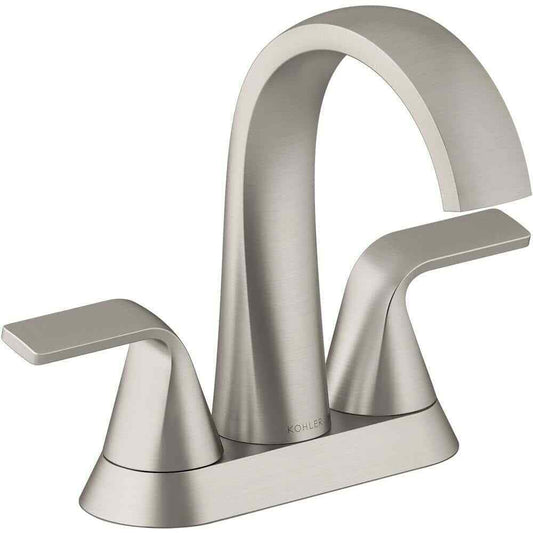 KOHLER Cursiva 4 in. Centerset Double Handle Bathroom Faucet