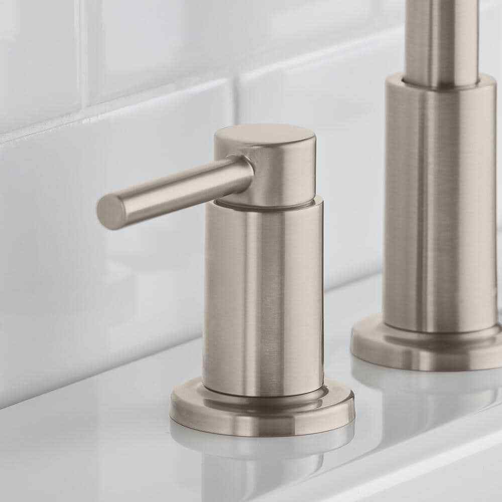 Glacier Bay Dorind 8 in. Widespread 2-Handle Bathroom Faucet Brushed Nickel
