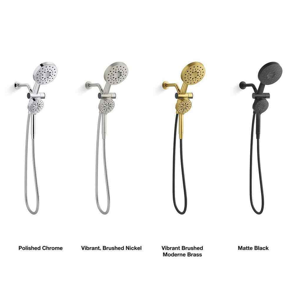 KOHLER Viron Dual Fixed and Handheld Shower Head in Vibrant Brushed Nickel
