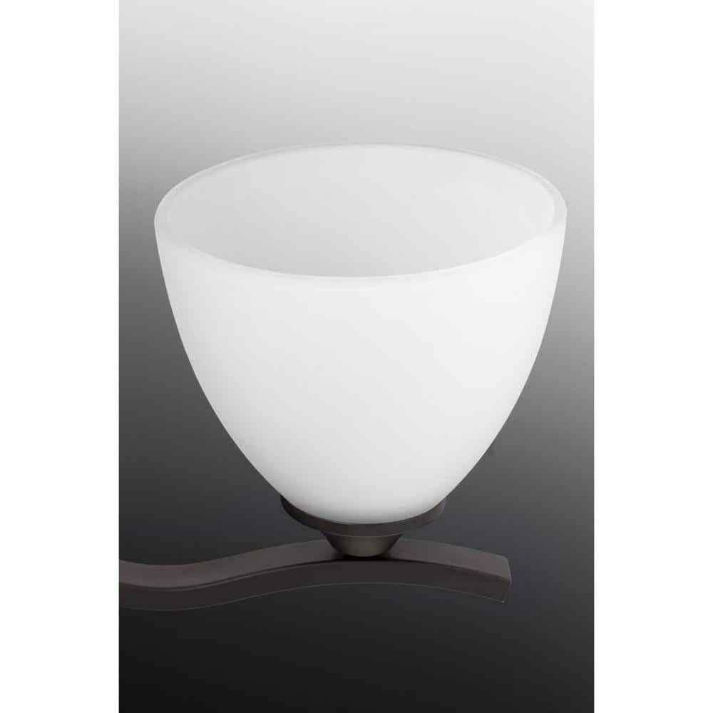 Progress Lighting Laird 3-Light Antique Bronze Etched Glass Vanity Light