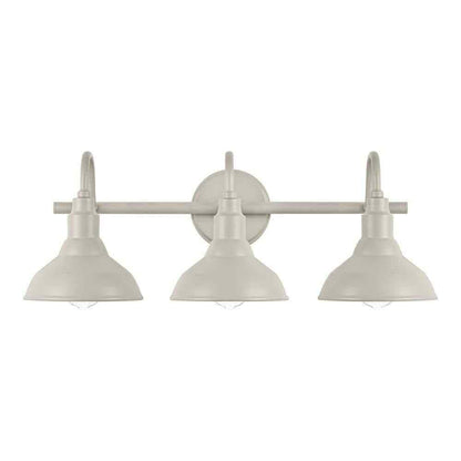 Hampton Bay Kelford 24 in. 3-Light Grey Bath Vanity Light HDP99185GRN