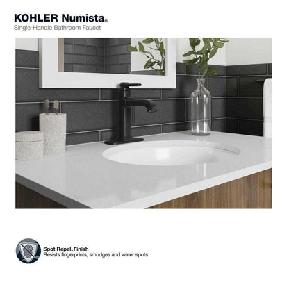 KOHLER Numista Single Hole Single-Handle Bathroom Faucet in Matte Black