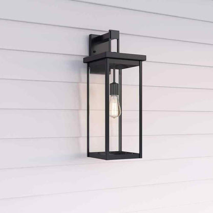 Millennium Lighting 22 in. 1-Light Powder Coat Black Outdoor Wall-Light Sconce