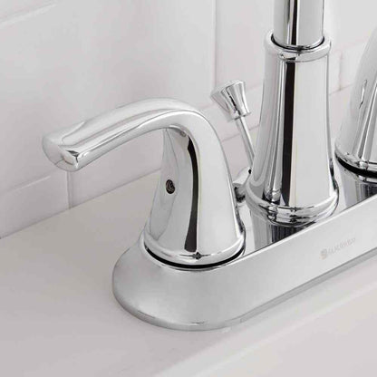 Glacier Bay Bettine 4 in. Centerset 2-Handle High-Arc Bathroom Faucet in Chrome
