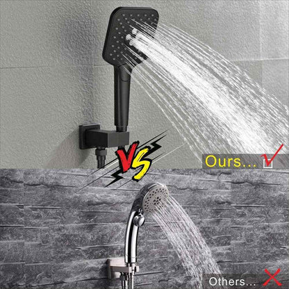 Toject Pardo 3-Spray Patterns with 1.8 GPM 9.8 in. Wall Mount Dual Shower Heads