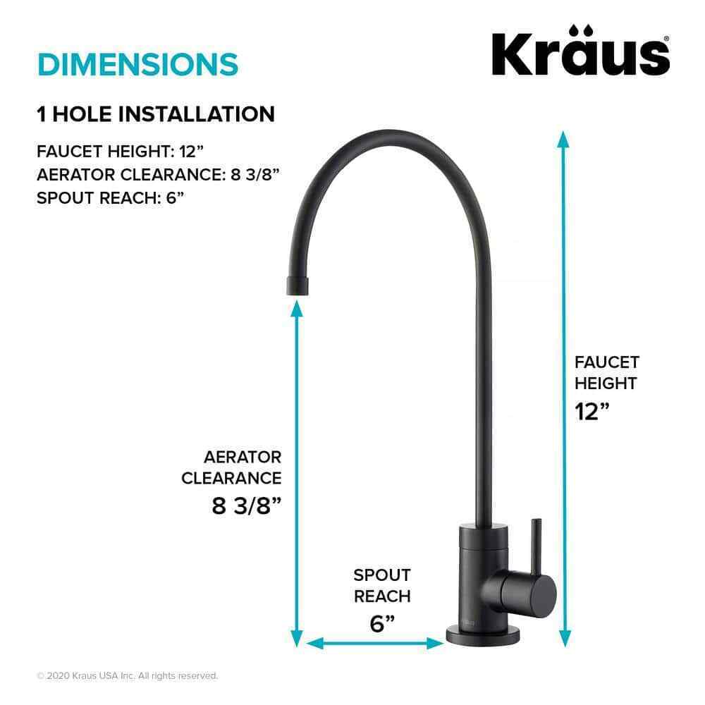 KRAUS Purita Single-Handle Water Dispenser Faucet for Water Filtration System