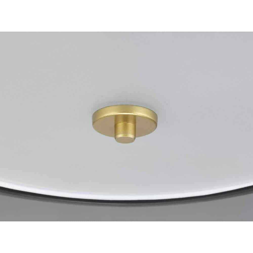 Progress Lighting Landree Collection 3-Light Black Flush Mount P350132-031