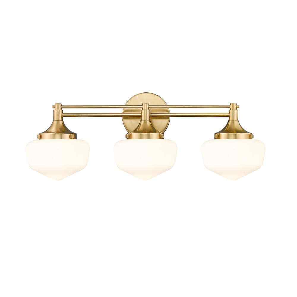 Home Decorators Collection Maybry 3-Light Brushed Gold Vanity Light