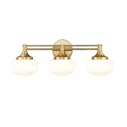 Home Decorators Collection Maybry 3-Light Brushed Gold Vanity Light