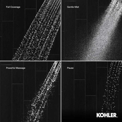 KOHLER Viron Dual Fixed and Handheld Shower Head in Vibrant Brushed Nickel