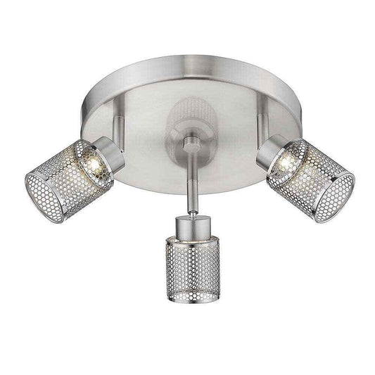Eglo Temmar 1.3 ft. Brushed Nickel Integrated LED Track Lighting Kit