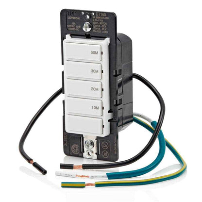 Leviton Decora 15A 60-Minute Indoor In-Wall Countdown Timer Switch 1/2 HP/9.8A