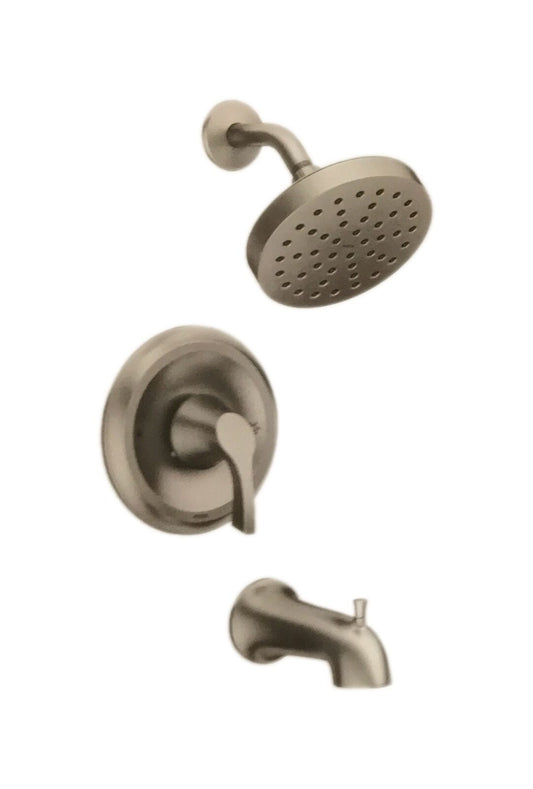 MOEN Korek Single-Handle 1- -Spray 1.75 GPM Tub and Shower Faucet w/ Valve