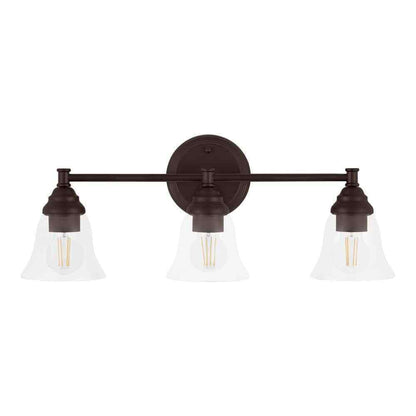 Hampton Bay Marsden 23.5 in. 3-Light Oil Rubbed Bronze Transitional Vanity