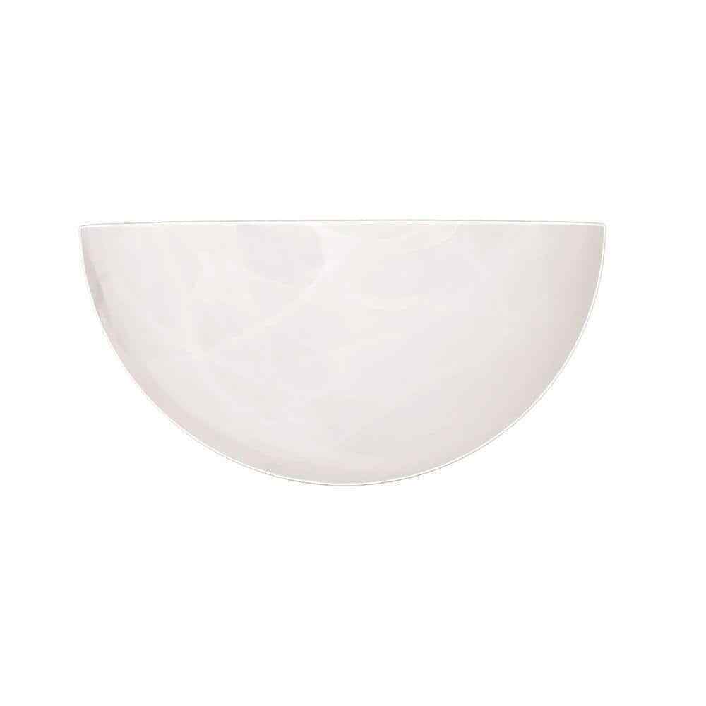 Millennium Lighting White Alabaster Sleek and Unique Wall Sconce 521-WH