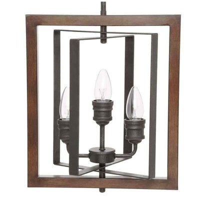 Home Decorators Palermo Grove 3-Light Gilded Iron Farmhouse Kitchen Pendant