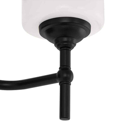 Home Decorators Collection Ayelen 25 in. 4-Light Black Vanity Light 39343-HBBO