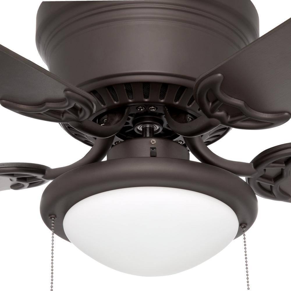 Hugger 56 in. LED Espresso Bronze Ceiling Fan