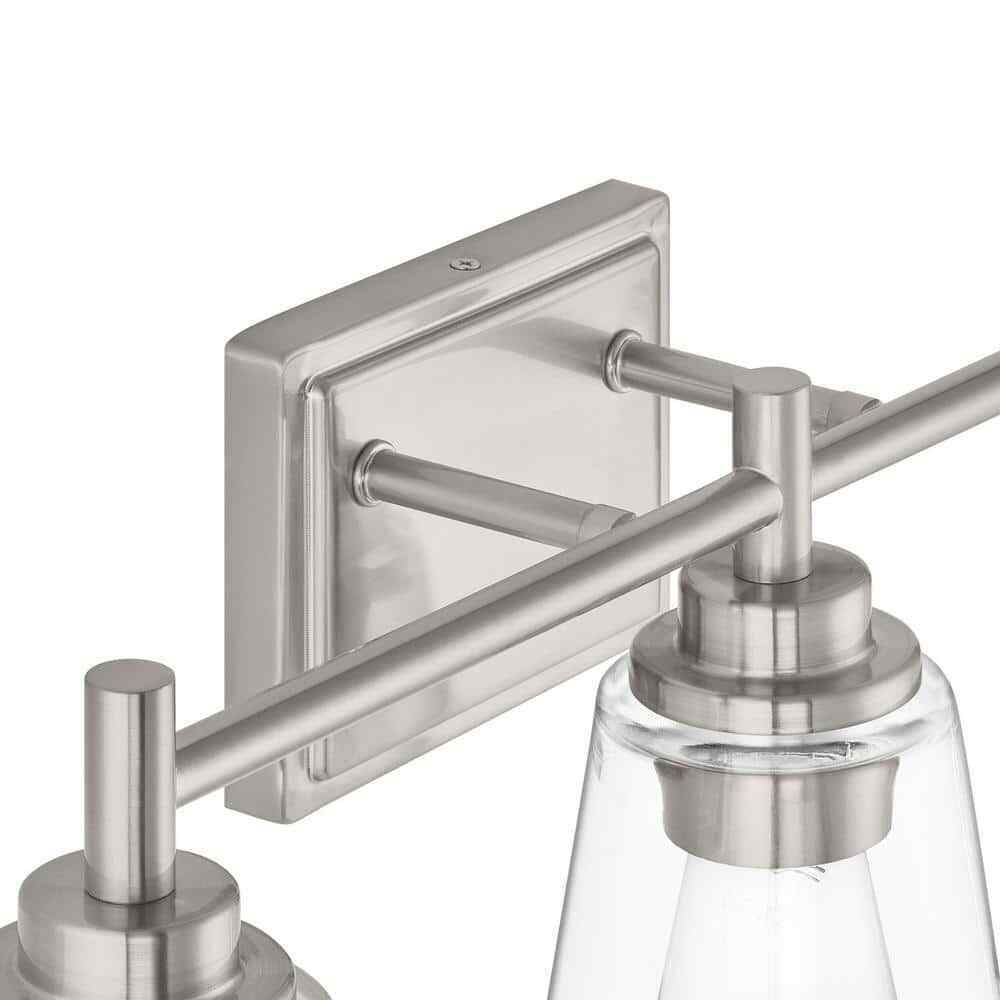 Hampton Bay Wakefield 22.5 in. 3-Light Chrome Vanity Light
