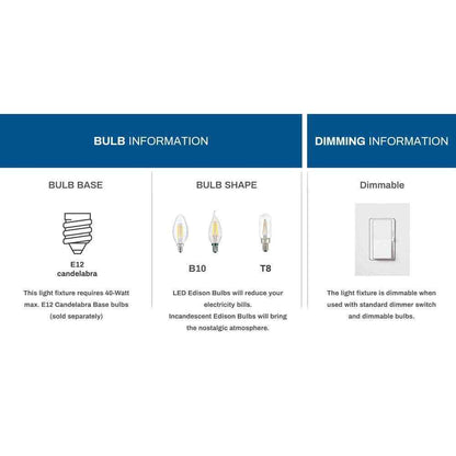 Uolfin Maya 1-Light Black Pendant Hanging Light with Seeded Teardrop Glass Shade