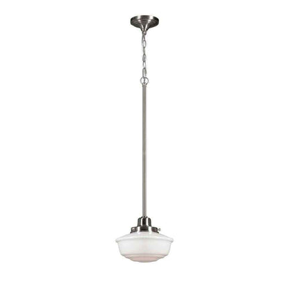 Hampton Bay Belvedere Park Brushed Nickel Pendant Hanging Light