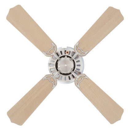 Progress Lighting AirPro Hugger 42 in. 4-Blade Indoor Brushed Nickel Ceiling Fan