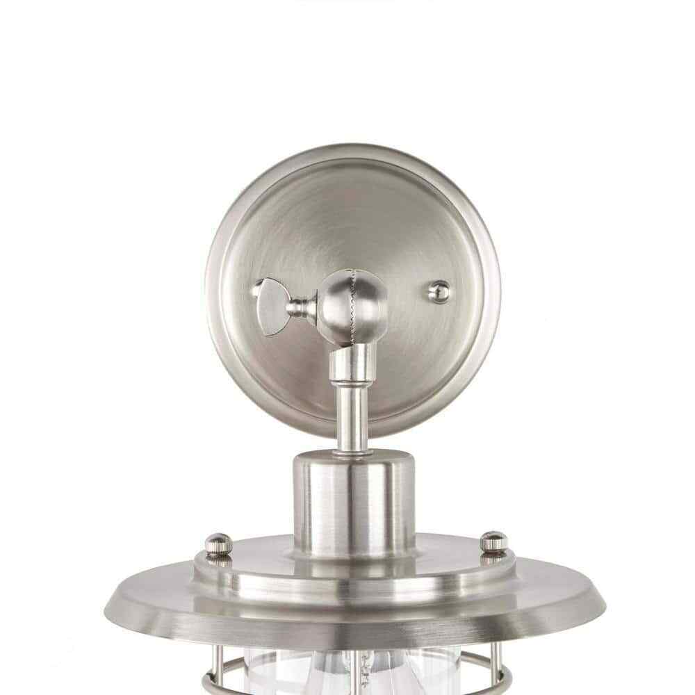 Home Decorators Collection 1-Light Brushed Nickel Wall Sconce